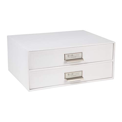 Bigso Box of Sweden Mini cassettiera da scrivania per documenti e materiale da ufficio – Organizer scrivania con 2 cassetti – Scatola con cassetti in fibra di legno e carta – bianco Bigso Box of Sweden Mini cassettiera da scrivania per documenti e materiale da ufficio – Organizer scrivania con 2 cassetti – Scatola con cassetti in fibra di legno e carta – bianco