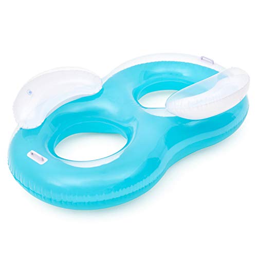 Poltrona Doppia Gonfiabile con schienale - 188x117 cm