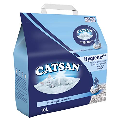 Catsan Hygiene Plus Lettiera per Gatti, 10 L