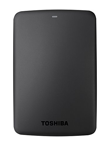 Toshiba HDTB310EK3AA Canvio Basic HDD Esterno, 1 TB, 2.5 ", USB 3.0, Nero