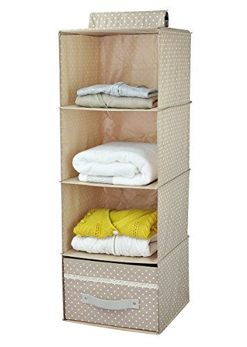 Scatola portaoggetti da appendere, con cassetto Beige Scatola portaoggetti da appendere, con cassetto Beige