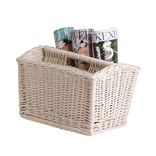 e-wicker24 Giornale Cesto con Maniglia, Portariviste in Beige, Portariviste in Vimini, Cestino per giornali, Giornale Cesto in Vimini e-wicker24 Giornale Cesto con Maniglia, Portariviste in Beige, Portariviste in Vimini, Cestino per giornali, Giornale Cesto in Vimini
