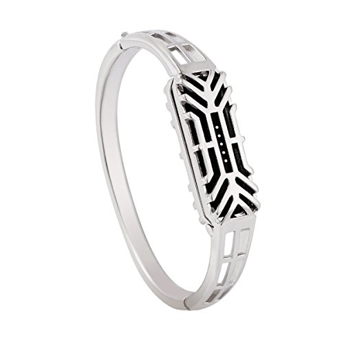 NEO+, braccialetto a fascia in metallo, rigido, per Fitbit Flex 2, (Tracker non incluso), SILVER NEO+, braccialetto a fascia in metallo, rigido, per Fitbit Flex 2, (Tracker non incluso), SILVER