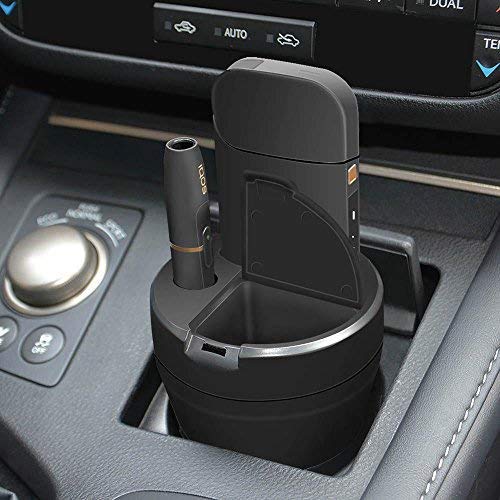 CABLE TECHNOLOGIES Cup Charger, Caricatore Compatibile con IQOS 2.4/2.4 Plus, Alimentatore per Holder Sigaretta Elettronica e Pocket Charger, con Posacenere Led e Porta Heets, Organizer CABLE TECHNOLOGIES Cup Charger, Caricatore Compatibile con IQOS 2.4/2.4 Plus, Alimentatore per Holder Sigaretta Elettronica e Pocket Charger, con Posacenere Led e Porta Heets, Organizer