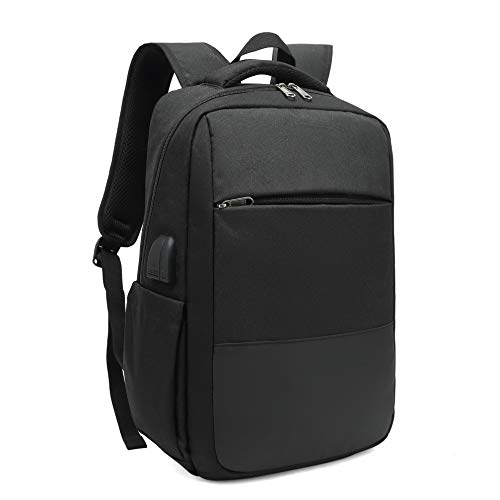 Besttravel Zaino PC Portatili,Zaino con tasca antifurto Impermeabile Zaino per Laptop con Porta USB,Zaino per Computer Affari da 15.6 Pollici Notebook,Zaino Lavoro Uomo per Casual Scuola,Nero