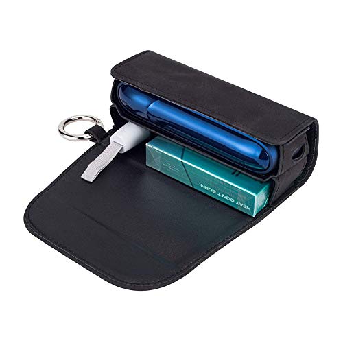 Flyinghedwig Custodia in Cuoio di Alta Qualità PU per IQOS 3.0, Accessori per IQOS Sigaretta con Fermaglio o Fibbia(solo borsa) (Nero) Flyinghedwig Custodia in Cuoio di Alta Qualità PU per IQOS 3.0, Accessori per IQOS Sigaretta con Fermaglio o Fibbia(solo borsa) (Nero)