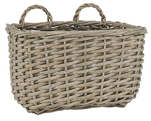 IB Laursen Cestino da parete a 4 angoli, 21 cm, cestino decorativo con due manici IB Laursen Cestino da parete a 4 angoli, 21 cm, cestino decorativo con due manici