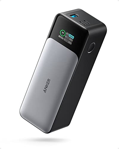 Anker - Power Bank 737 (PowerCore 24K), batteria esterna da 24000 mAh con 3 porte, potenza 140 W, display digitale, compatibile con iPhone 13, Samsung, MacBook, Dell, AirPods e altro ancora Anker - Power Bank 737 (PowerCore 24K), batteria esterna da 24000 mAh con 3 porte, potenza 140 W, display digitale, compatibile con iPhone 13, Samsung, MacBook, Dell, AirPods e altro ancora